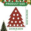 Durable Wood Wines Bottle Holder Elegant Wines Storage Rack with Christmas Countdown Designs for Party Enthusiasts