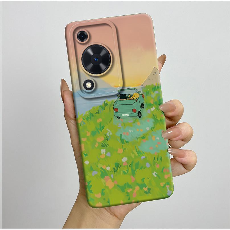Phone Case For Huawei Nova Y72 Cases Fashion Butterfly Floral Cover For Huawei Nova Y72 NovaY72 Soft Silicone Shockproof Shell