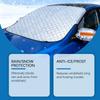 Car Windshield Snow Cover Waterproof Windproof Foldable Blanket Car Snow Cover For Winter Frost Rain Sun Exterior Protection