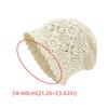 Bohemian Style Crochet Flower Knitted Hat Thin Korean Hollowed Out Beanie Cap Handmade Apparel Accessories Knit Cap Girls