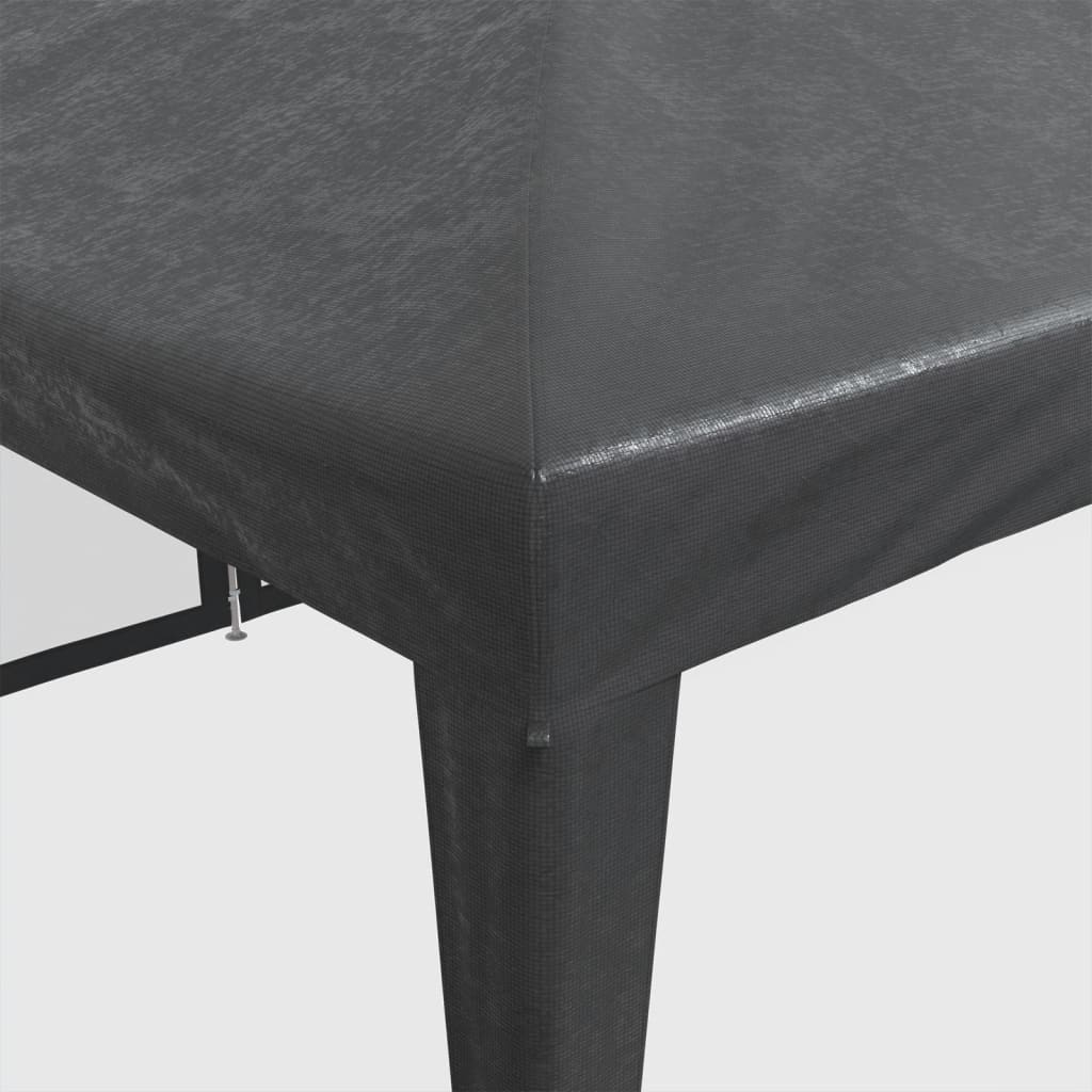 Vidaxl Party Tent With 12 Mesh Walls, Anthracite, 8X4 M, Hdpe
