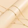 2Pcs/Set Sexy Sequins Belly Waist Chain for Women Summer Bikini Gold Color Multilayer Thin Chain Body Jewelry Y2K Accessories