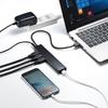 Sanwa Supply USB Hub 7 Ports with Quick Charging Port All Ports Total Max 4A USB3.0 Self-Powered USB-3H703BK