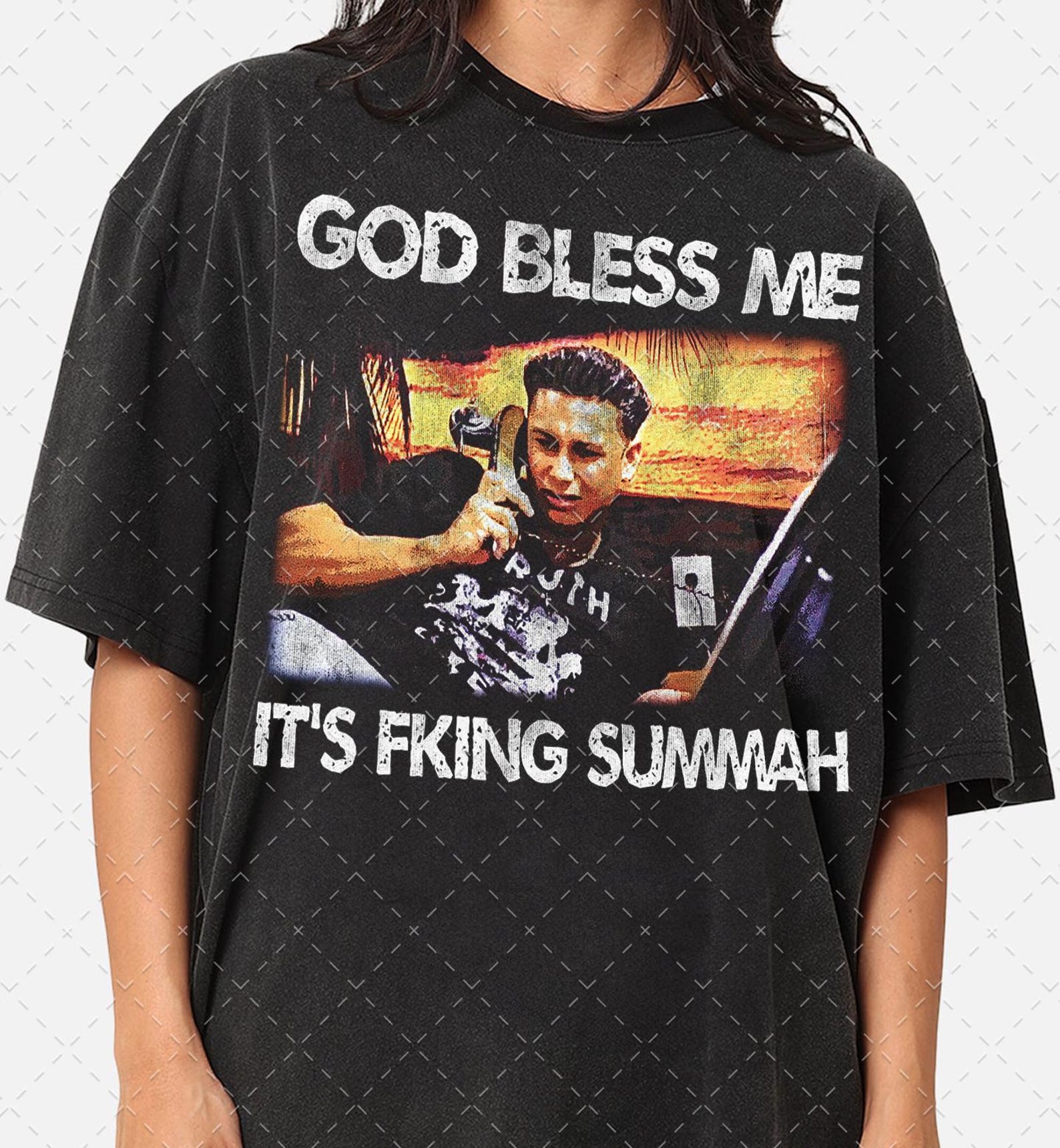 God Bless Me It s Summer Shirt: Pauly D Vintage Style Tee XL