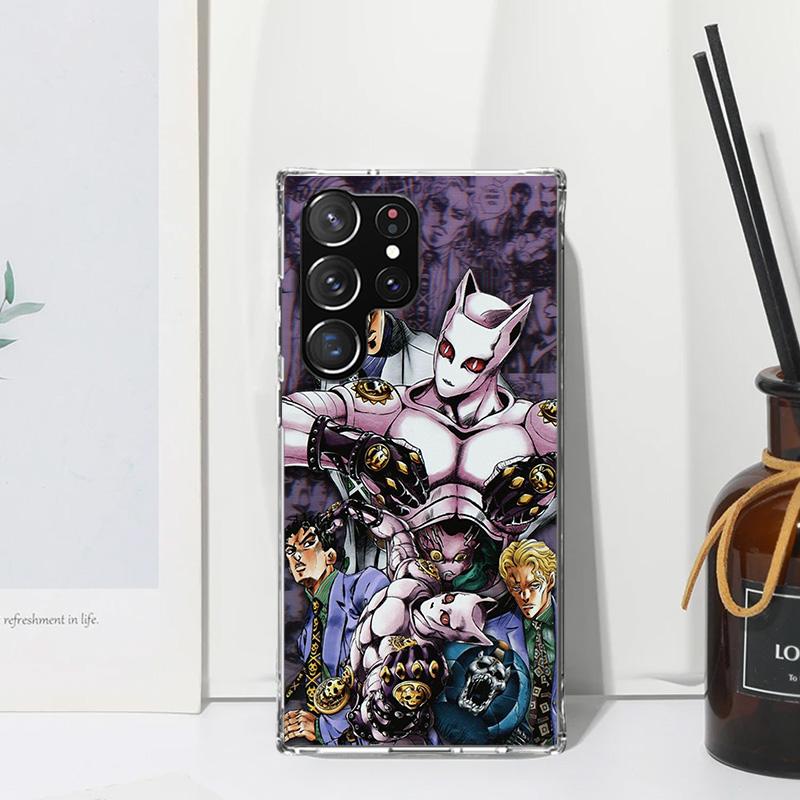 JoJo Adventure Killer Queen Phone Case For Samsung Galaxy S26 S25 Edge S24 FE S23 S22 Ultra S21 Plus S20 + Art Fundas Back Cover