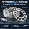 Aluminum Alloy Wheel Spacers Universal for 4/5 Lug Corrosion Resistant