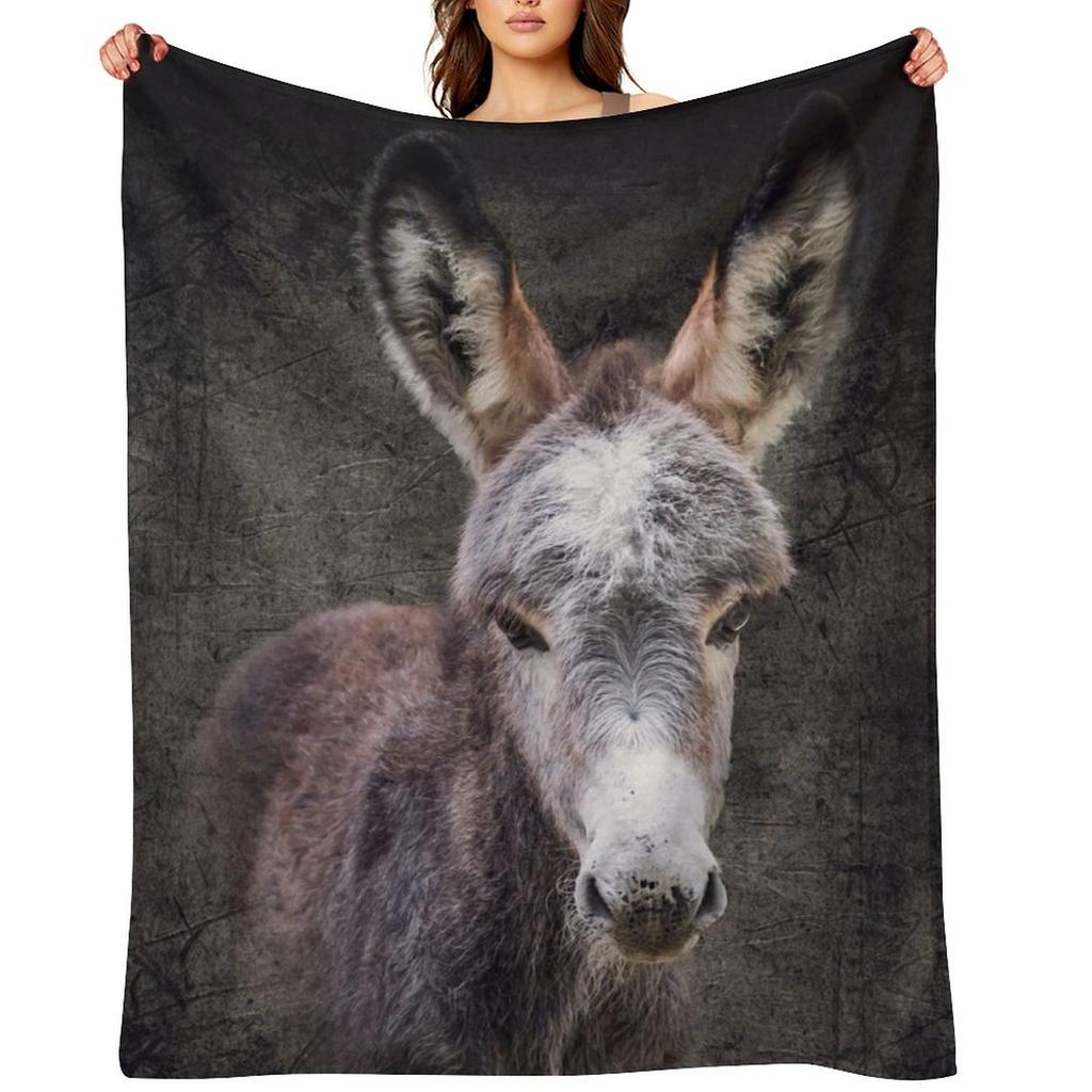 Donkey Foal Mattheo Throw Blanket Halloween Sofa for Sofa Extra Large Throw Blankets