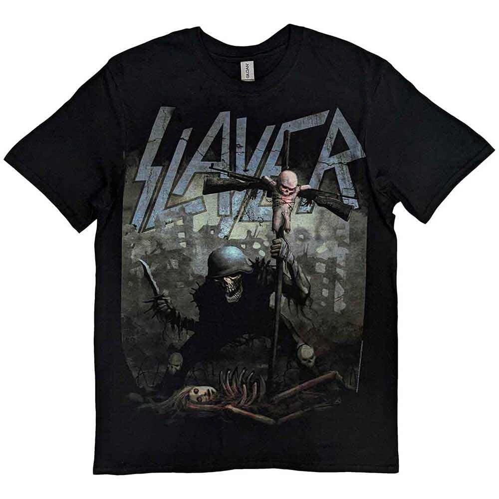 

Slayer Soldier Cross Black T shirt - NEW 2XL