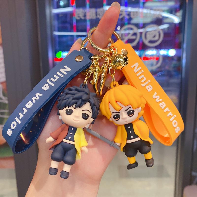 Anime Ghost Pvc Keychain, Cartoon Glue Doll, Car Bag, Pendant, Pendant, Key Chain.