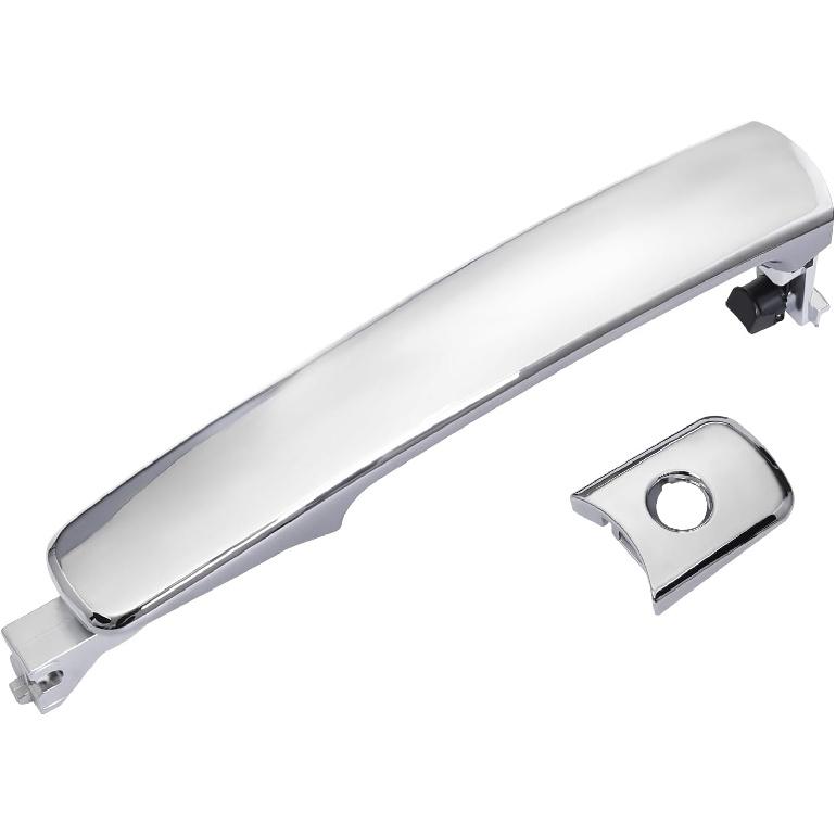 JDMON Exterior Chrome Door Handle Replacement for Infiniti Nissan FX35 FX45 2003-2008 Murano 2003-2007 Rogue 2010-2013 Rogue Select 2014-2015 Front Left Driver Side