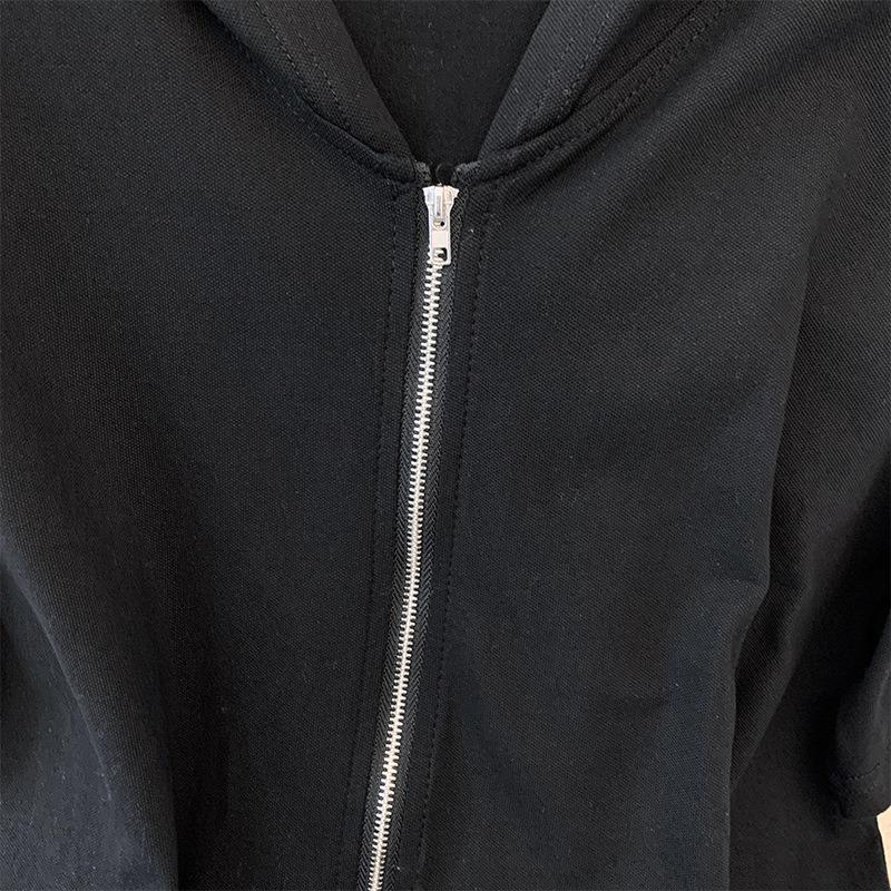 Plus-size Women's Short-sleeved Hooded Top Summer New Design Short-sleeved T-shirt