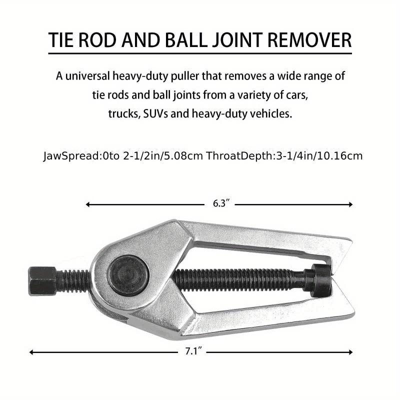 5PCS Multifunction Ball Joint Removal Tool Set Tie Rod Lower Control Arm Ball Head Extractor Puller for Car Repair Auto Tool Kit
