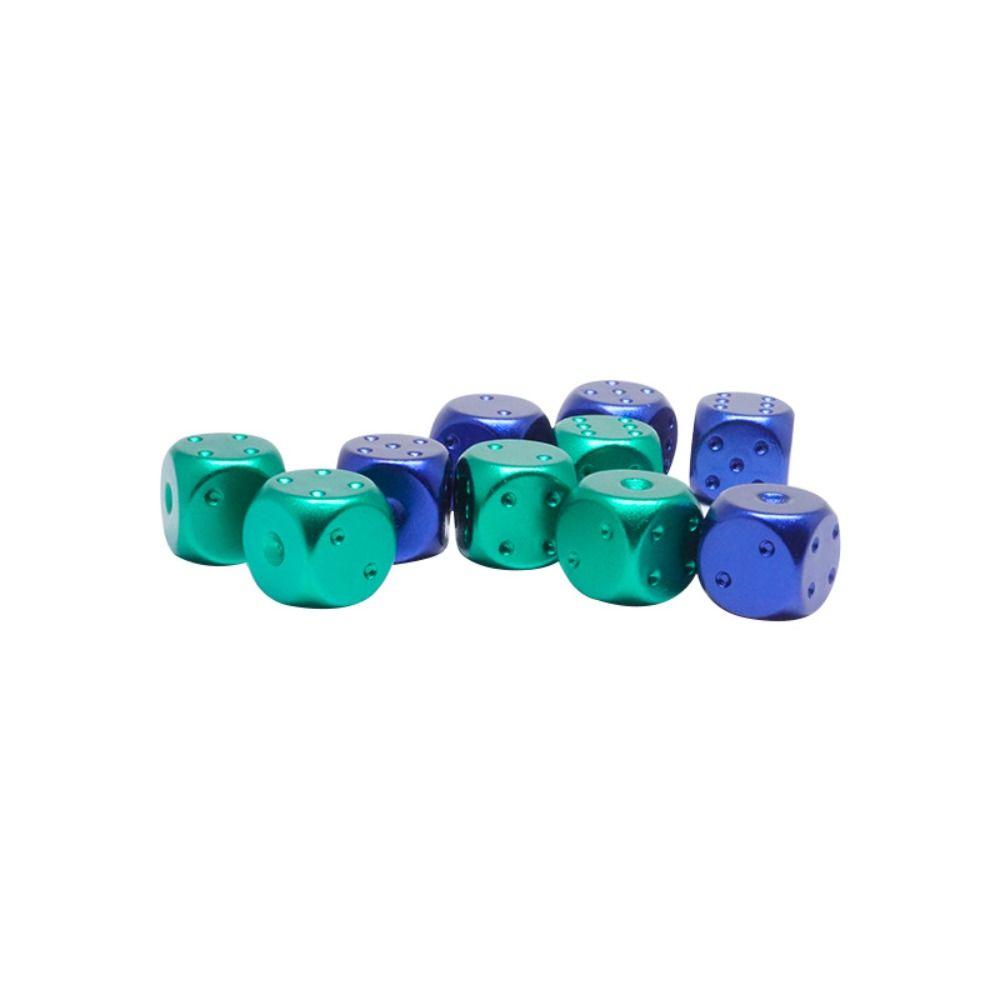 6 Sided Metal Solid Dice with Case Rounded Corners Dice Set  Entertainment Appliances