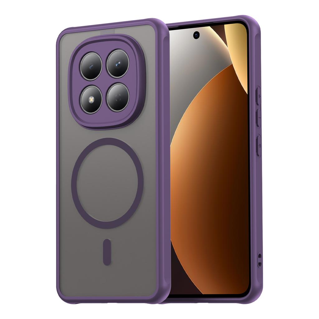 Frosted Shield Shockproof Case For Xiaomi Poco M8Pro Redmi Note 15 Pro 4G Plus 5G Magnetic Wireless Charging TPU Plastic Cover