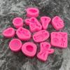 Spacecraft Silicone Mold Space Molds Astronaut Shape Silicone Mould DIY Fondant Tools Cake Decoration Supplies Cartoon Bakeware
