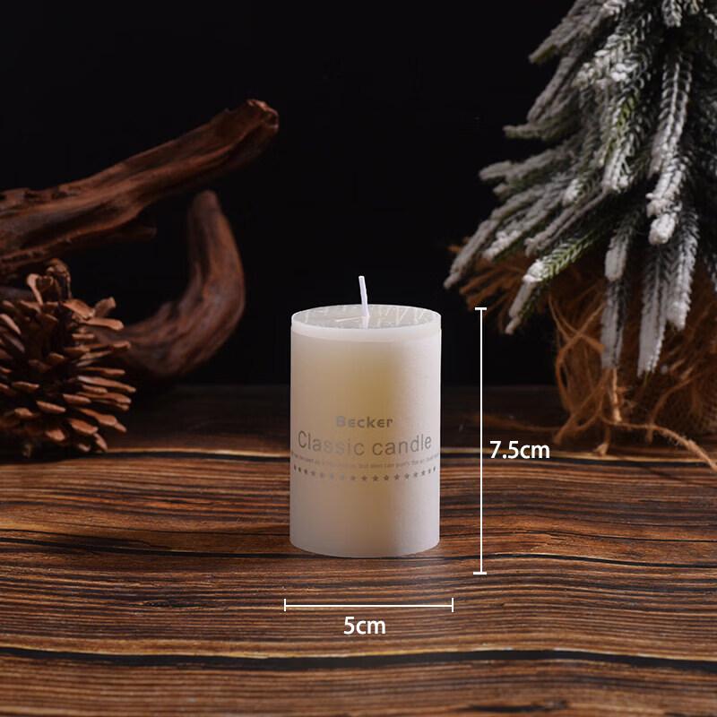 LIEI Classic Ivory White Cup-shaped Candle