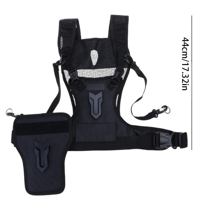 Kameragurt Nylon Doppelkamera-Gurt für Fotografen mit atmungsaktiver und bequemer Schulterstütze