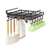 SVOHZAV Cutting Board Stand, Hanging Rack, Under-Cabinet Cutting Board Holder, Multi-functional Storage, Dish Towel Holder, Under-Cabinet Rack, Cookwa