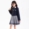 Autumn British Style Kindergarten and Primary School Uniform Skirt Set