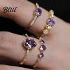 Stacking Ring Set 4Pcs/Set Women Finger Set Style Layered Rings
