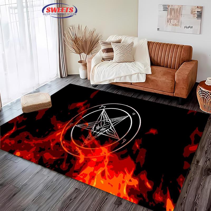 HD Home Area Gamer Rug with Game Controller Design,Non Slip Floor Tapete for Kids,Decor Carpet for Living Room Bed Playrooms Mat