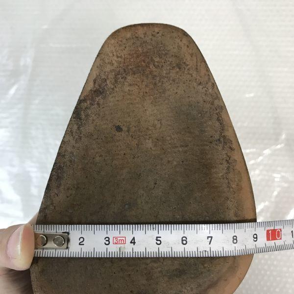 RALPH LAUREN Leather High Heel Short Boots 6C/22.5-23 Black Side Zip(USED)