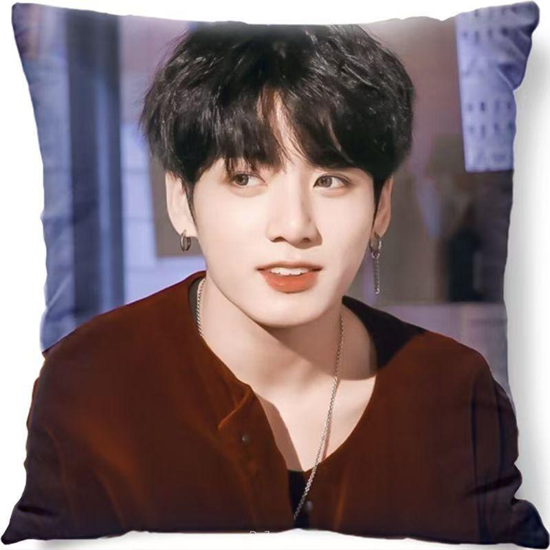 Подушка BTS Чонгук Подушка для комфорта K-pop Подушка для кровати BT21 40*40cm