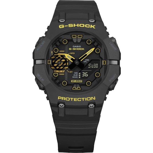 CASIO Men's G-SHOCK GA-B001CY-1AJF [G-SHOCK Caution Yellow Series] Round Watch Black Carbon *Resin
