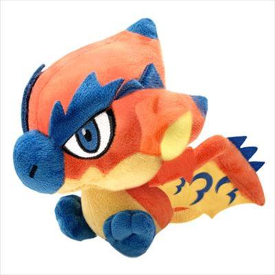 CAPCOM Monster Hunter Deformiertes Plüschtier Rathalos H170 x B140 x T170mm Polyester (Abdruck) Ca.