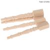 4Pcs/set 1:12 Dollhouse Miniature Wooden Chair Table Leg DIY Furniture Accessories Toys