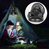 Waterproofed Portables LED Tent Fan Light Multipurpose Battery Powered Fan for Camping Hiking Night Event