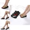 Sequins Summer Womens Antislip Sandals Girl Wedge Heels Slippers Flipflops Us