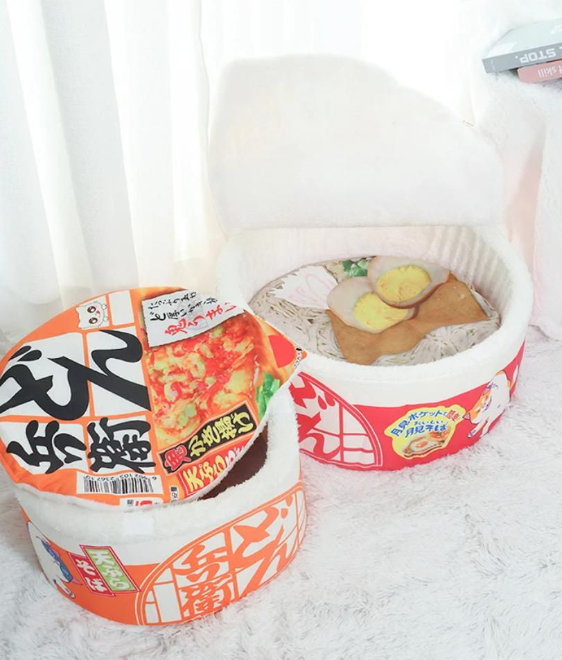 Nudelförmiges, mit Fleece gefüttertes Haustierbett, warm, atmungsaktiv, abnehmbar, rund, Katzennest, Klappbezug, universeller Hundezwinger für alle Jahreszeiten