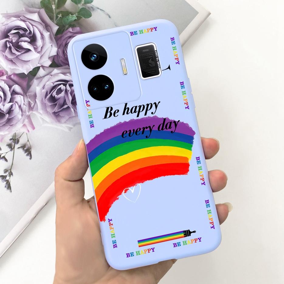 For Realme GT Neo 5 Case RMX3706 Stylish Art Painted Back Cover Soft TPU Phone Case For Realme GT Neo5 240W Fundas 6.74'' Bumper