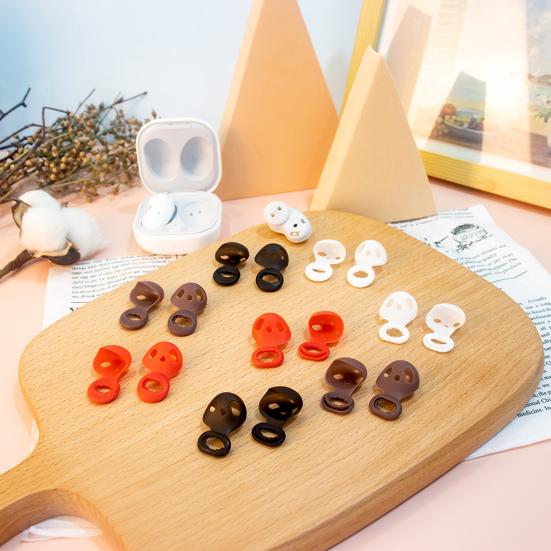 16Pcs Earbud Covers Full Wrap Protect Precise Hole Silicone Wireless Earphone Pads Eartips