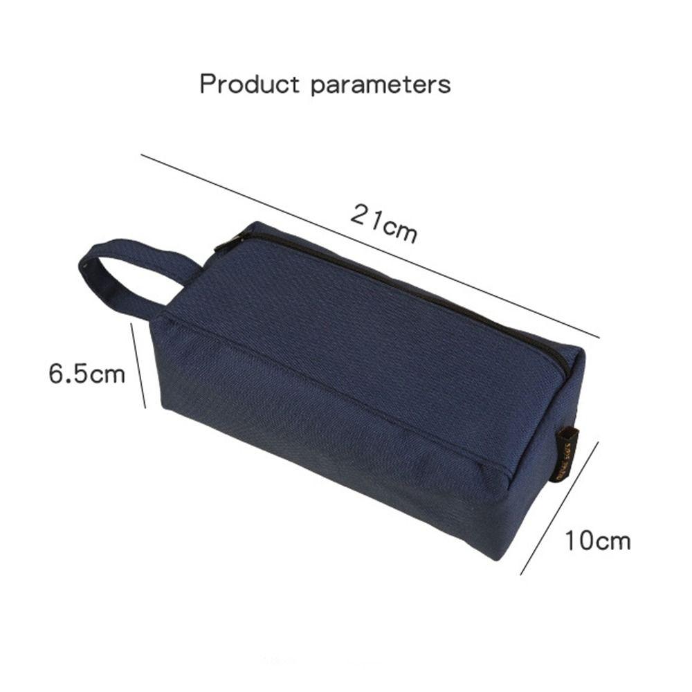 Cosmetic Pouch Stationery Bag Large Capacity Pencil Bag Portable   Office