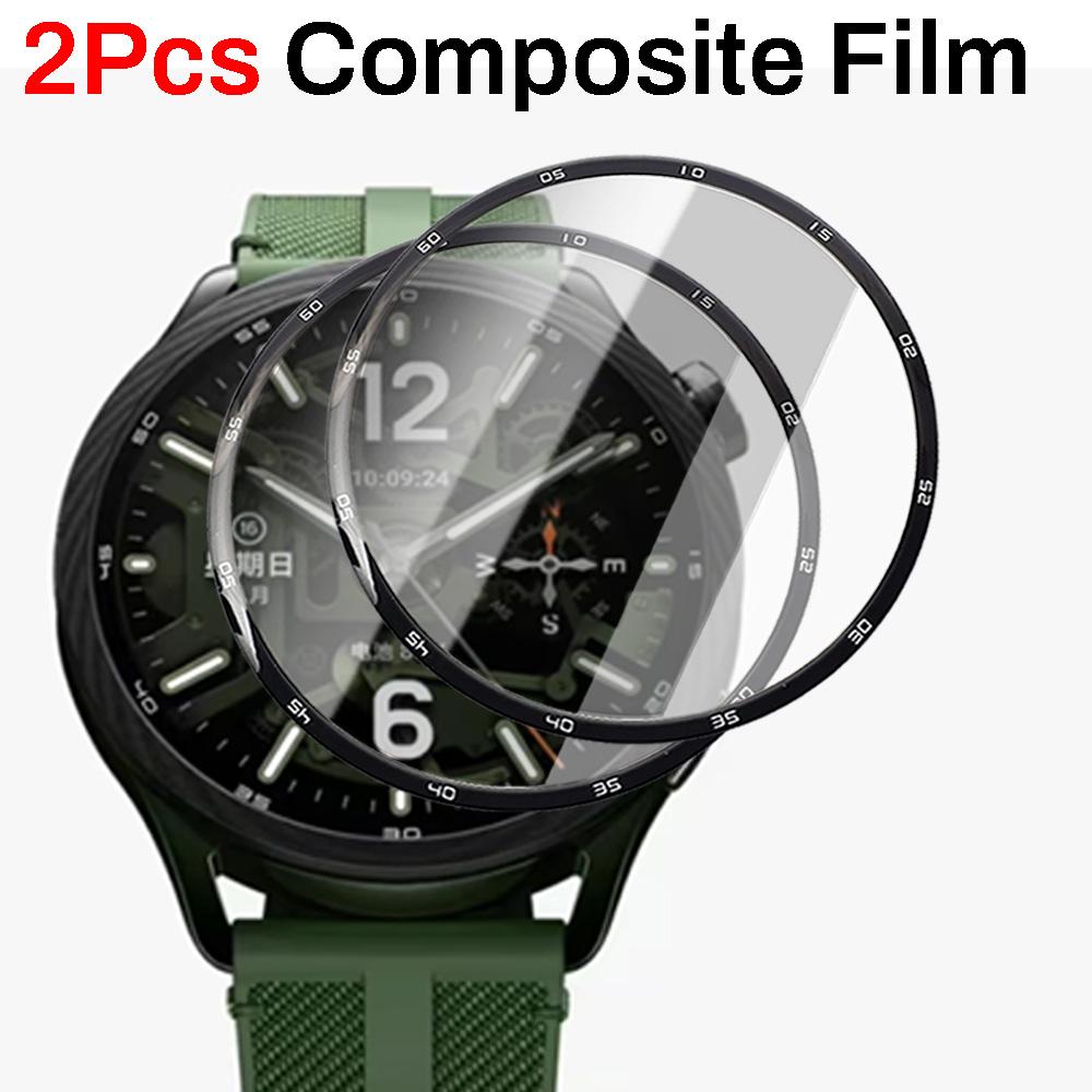 Screen Protector for Xiaomi Watch S5 3D Curved Screen Protector Ultra-HD Full Cover Hydrogel Protective Film for Xiaomi Watch S5