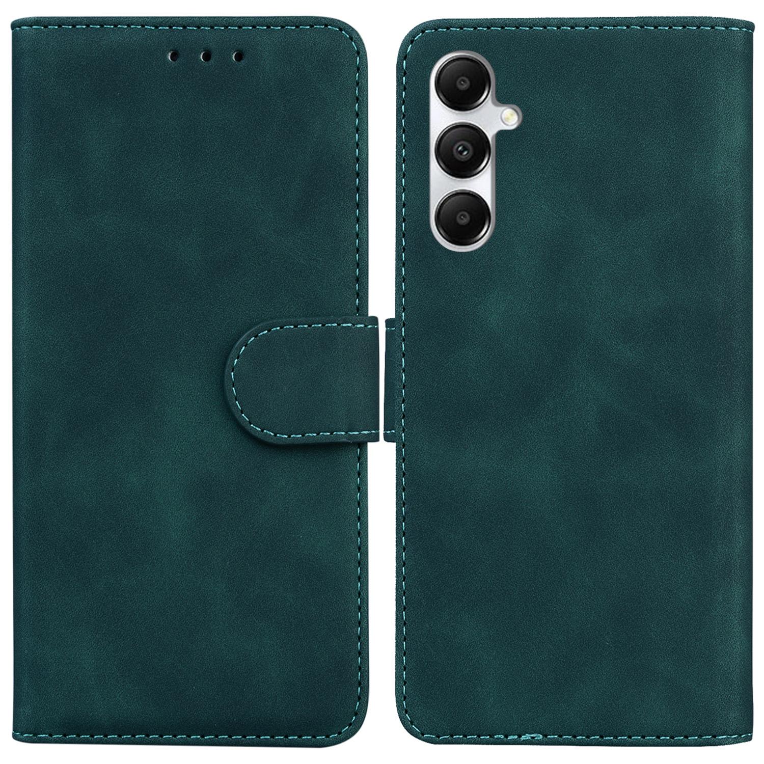 

Phone Cover for Samsung Galaxy A05s 4G Case Wallet Solid Color Leather Phone Protector Green