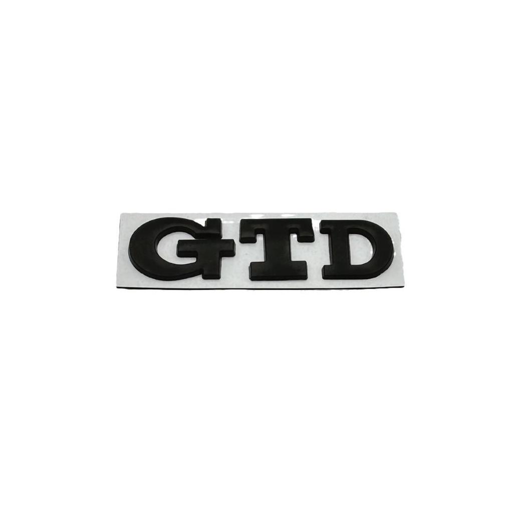 GTD Emblem for POLO Golf 5-7 Generations: Personalized Rear Trunk Tail Logo