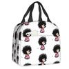 Benutzerdefinierte Manga Quino Mafalda Lunchtasche Herren Damen Kawaii Cartoon Warm Kühlbox Isoliert Lunchbox für Erwachsene Büro