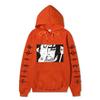 Naruto Uzumaki Anime Graphic Winter Thick Fleece Lined Warm Long Sleeve Hooded Sweatshirt Casual Loose Daily Outdoor Pullover Tops