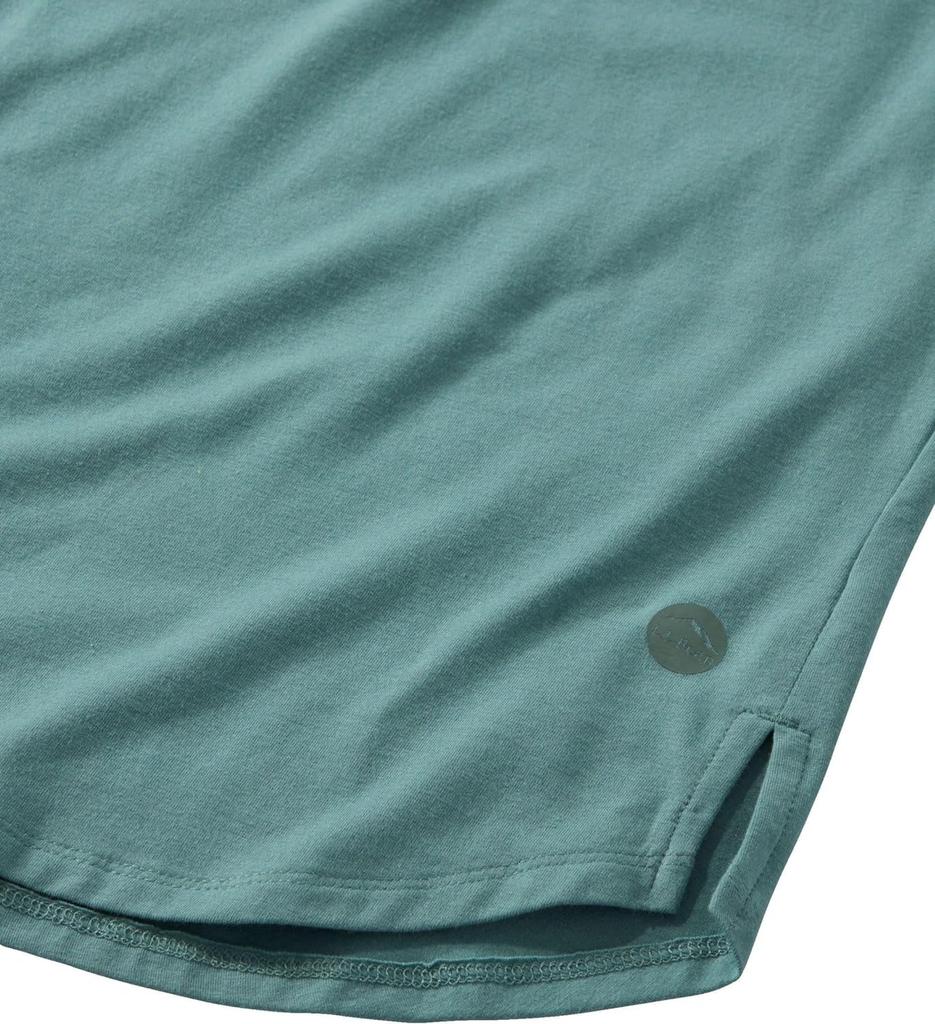 LL Bean Beyond Soft Long US Size Midnight 1000137491 Women's Tee, Sleeve, Fit, Petite, Small, Black,