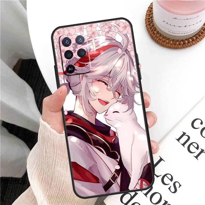 Genshin Impact Kaedehara Kazuha Hülle Für Oppo A18 A74 A57 A17 A77 A38 A58 A78 A98 A54 A94 A80 A60 A40 A96 A76 A16 A15 A5 Pro