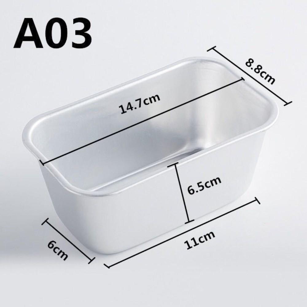 Rectangular Baking Mold Easy Release Non Stick Loaf Pan Mold Baking Tools Aluminum Alloy Bread Pan Toast Mold Oven Safe
