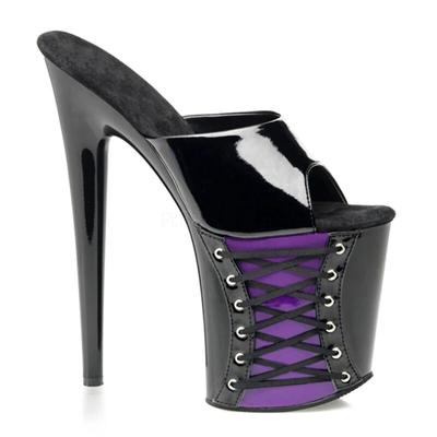 Dame Danseplattform Sandaler Sko 20 cm Hæl Ankel 10 cm Plattform Sexy With Flower Rose Platform YKC