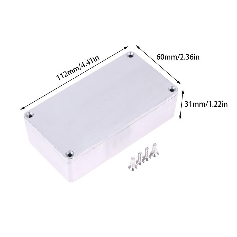 Guitar Accessories Guitar Effect Pedal Enclosure With Screws Die Cast Aluminium Box Enclosures Aluminum Stomp Box Enclosure
