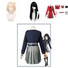 Lycoris Recoil Cosplay Uniform With Polyester Fabric For Halloween And Role Play