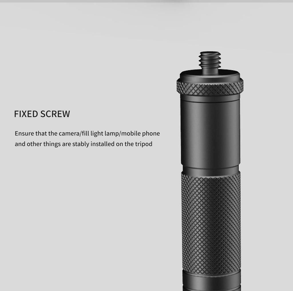 Multipurpose Outdoor Light Stand Regulable Aluminum Alloys Tripods Base for Hiking and Photography
