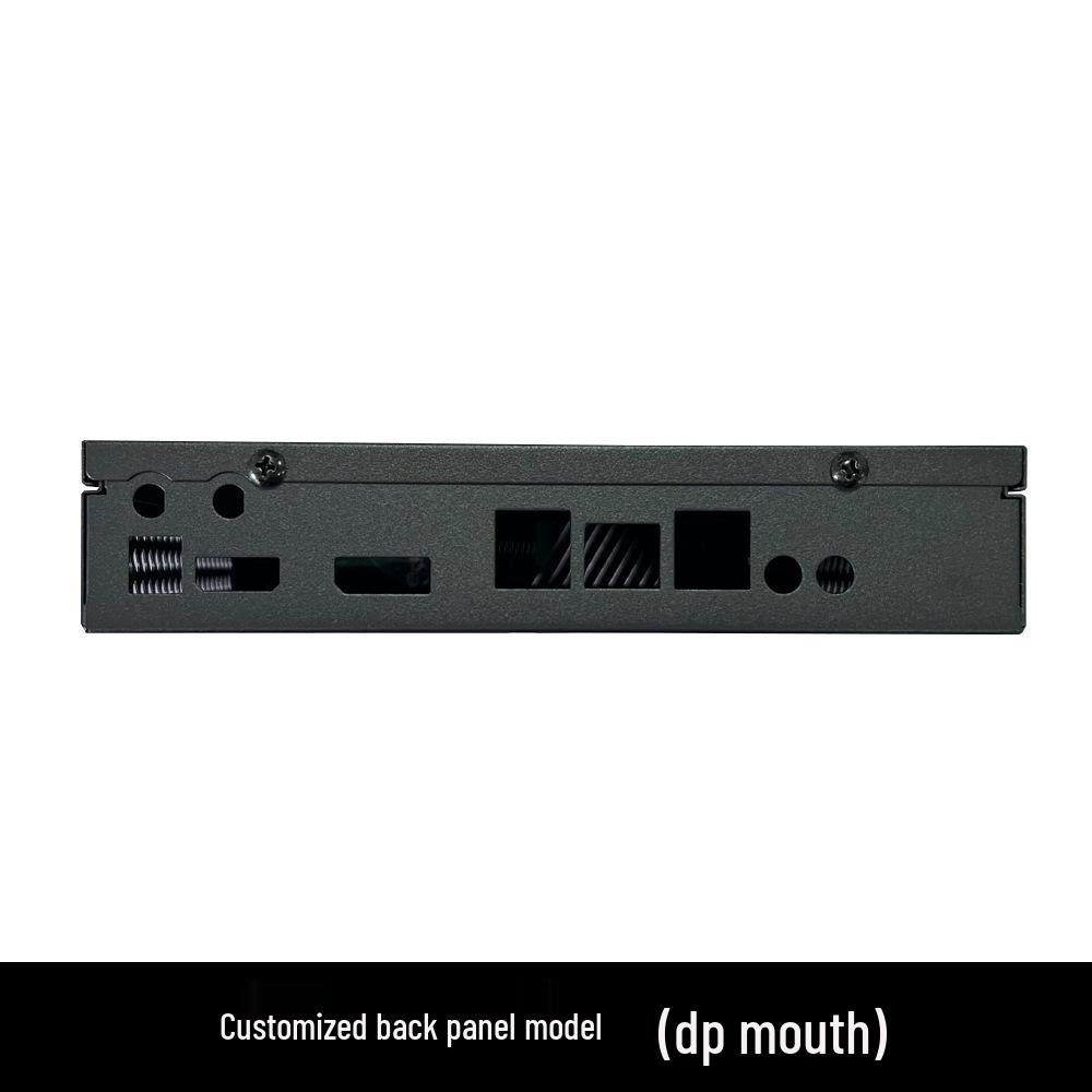 SKTC DX01 Schlankes Mini-ITX Desktop-Gehäuse mit VESA-Halterung