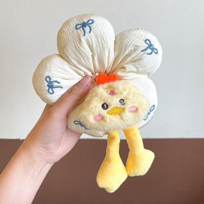 Cartoon Unterkörper von Tier Großes Blume Scrunchie für Frauen Mädchen Süßes Haarband Stirnband Haargummi Niedliche Haarschmuck